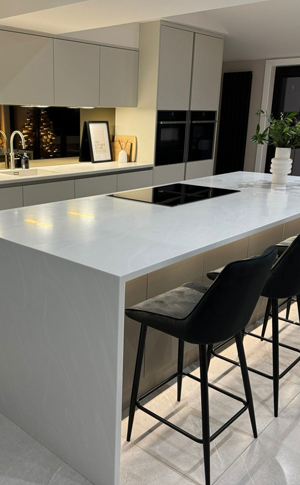 Custom built replacement kitchen installation in Central Scotland